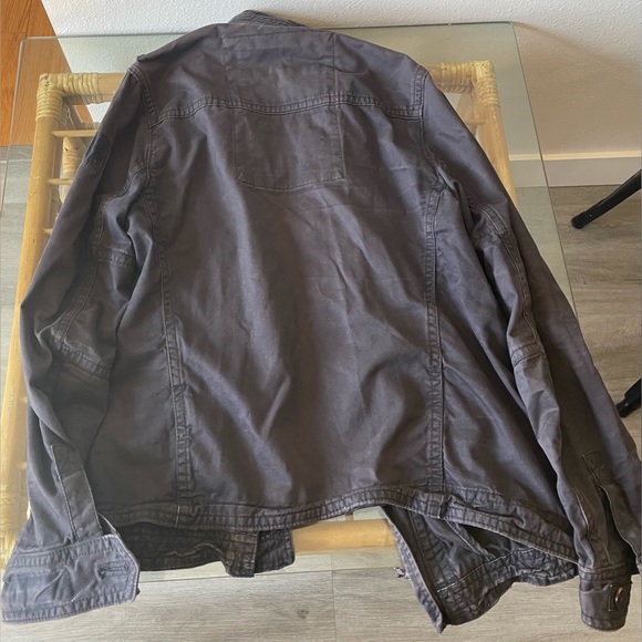 Charcoal Gray Abercrombie & Fitch jacket - Picture 2 of 3